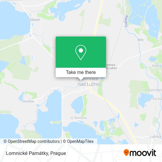 Lomnické Památky map