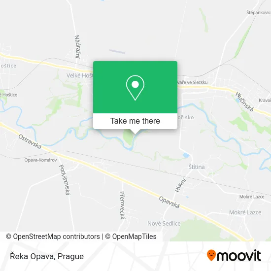 Карта Řeka Opava
