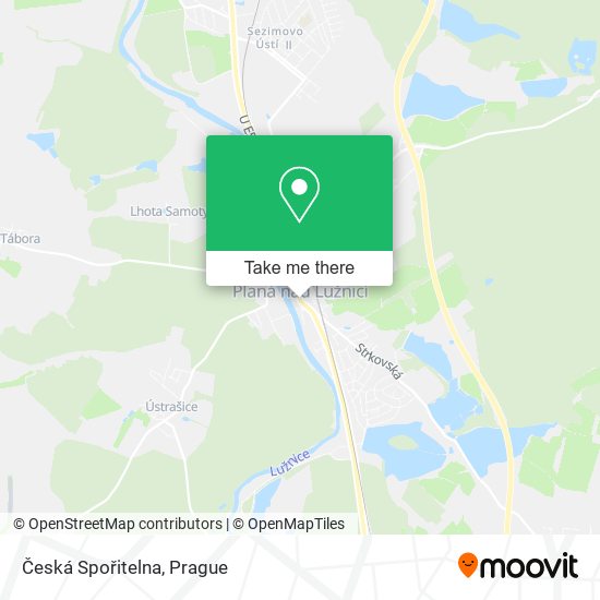 Česká Spořitelna map