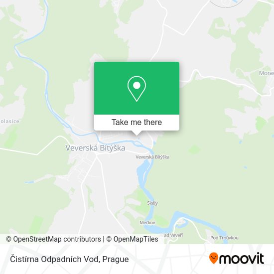Čistírna Odpadních Vod map