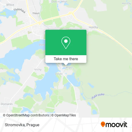 Карта Stromovka