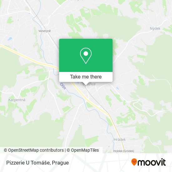 Pizzerie U Tomáše map