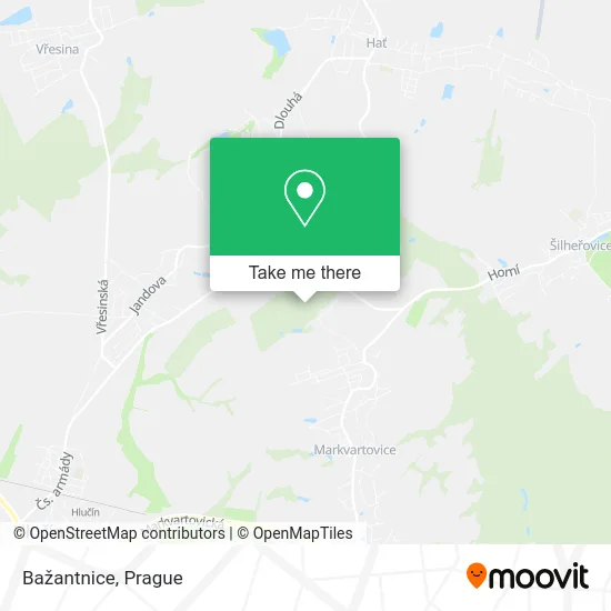 Карта Bažantnice