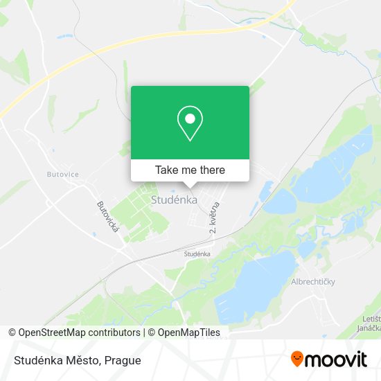 Studénka Město map