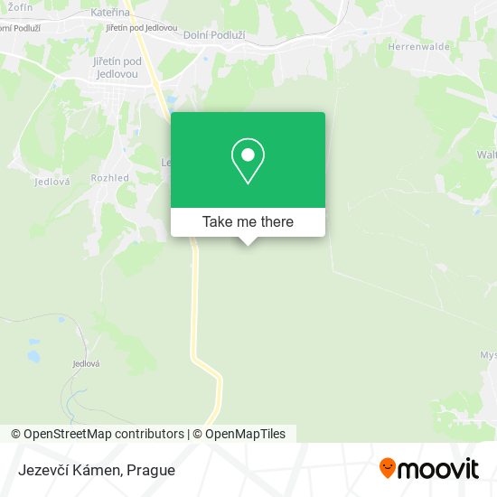 Jezevčí Kámen map