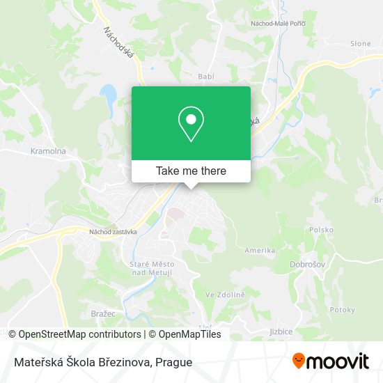 Mateřská Škola Březinova map
