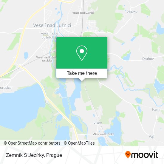 Zemník S Jezírky map