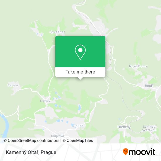 Kamenný Oltař map