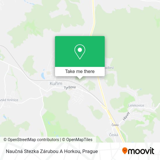 Naučná Stezka Zárubou A Horkou map