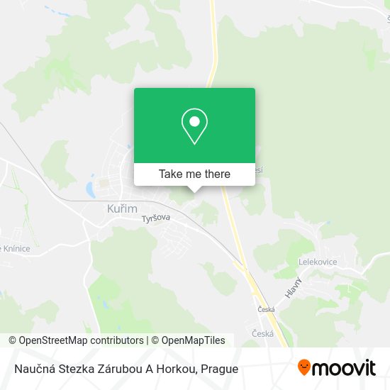 Naučná Stezka Zárubou A Horkou map
