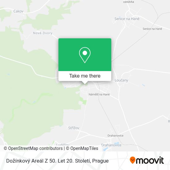 Dožínkový Areál Z 50. Let 20. Století map
