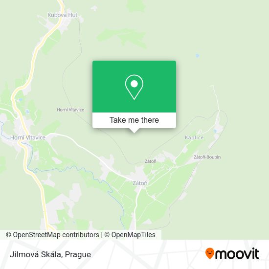 Jilmová Skála map
