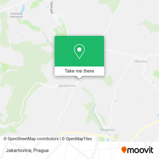 Карта Jakartovice