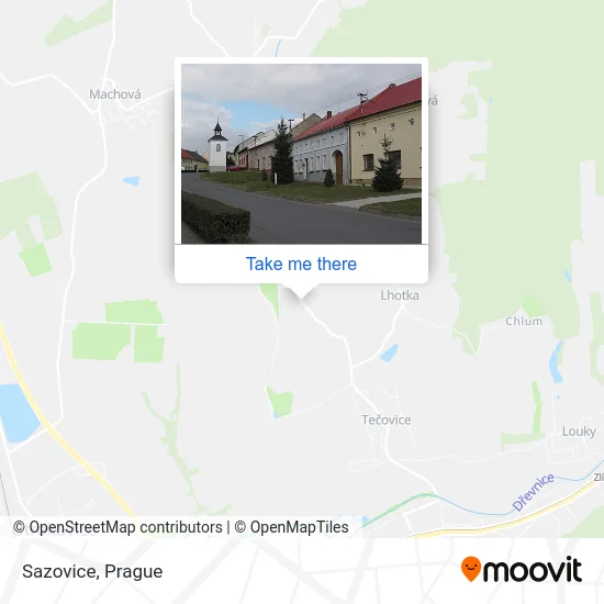 Карта Sazovice