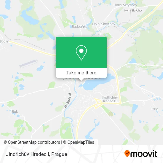 Карта Jindřichův Hradec I