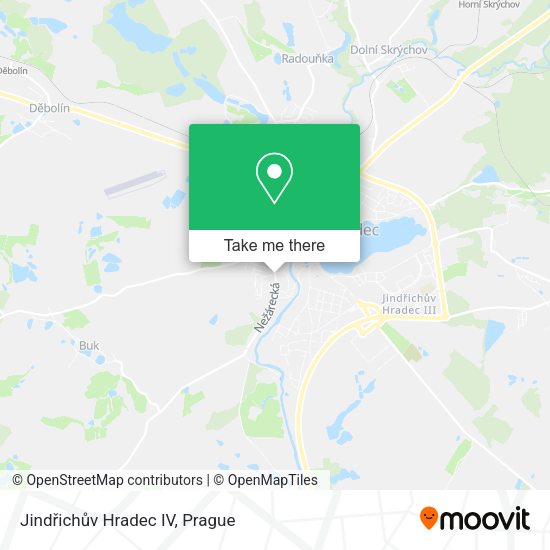 Jindřichův Hradec IV map