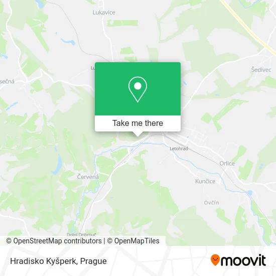 Карта Hradisko Kyšperk
