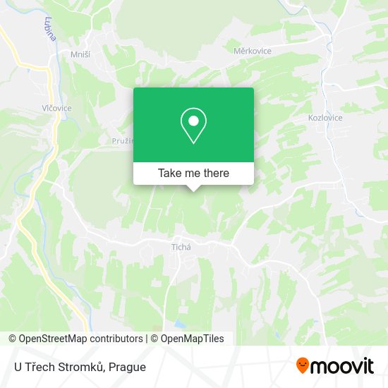U Třech Stromků map