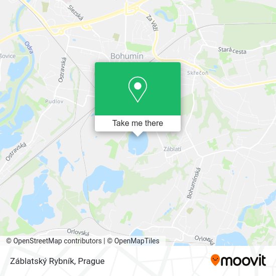 Záblatský Rybník map