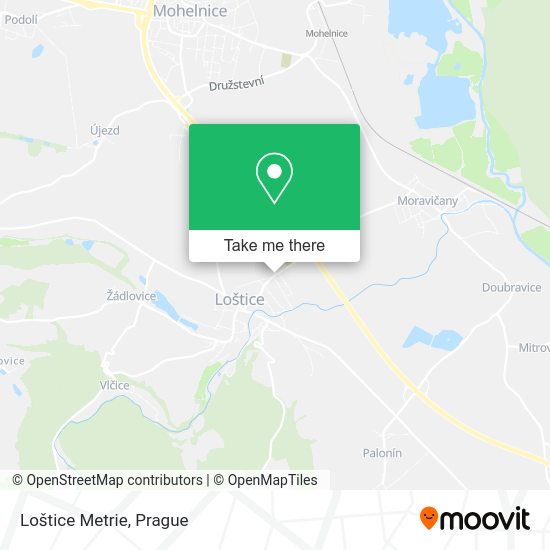 Карта Loštice Metrie