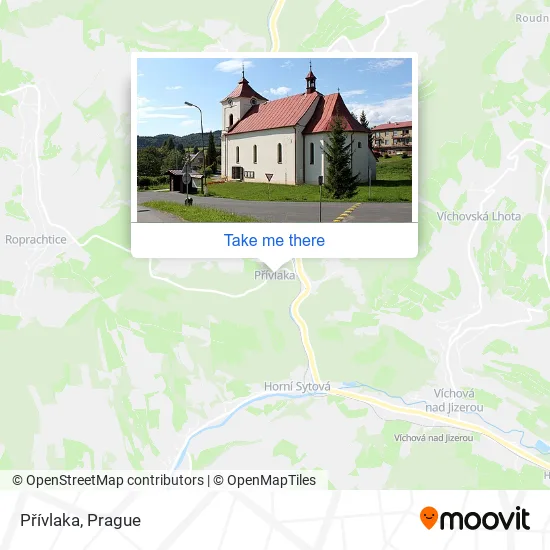 Карта Přívlaka