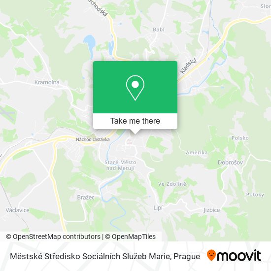 Městské Středisko Sociálních Služeb Marie map