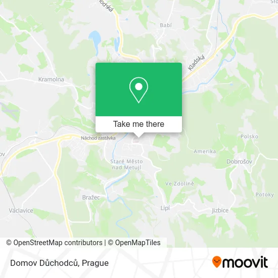 Карта Domov Důchodců