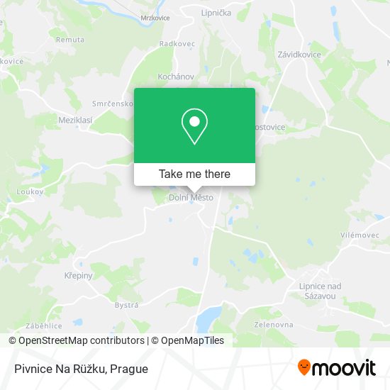 Pivnice Na Rüžku map
