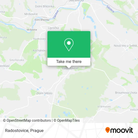 Карта Radostovice