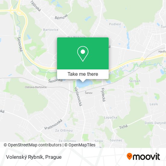 Volenský Rybník map