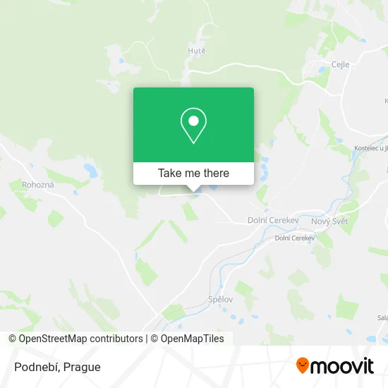 Карта Podnebí
