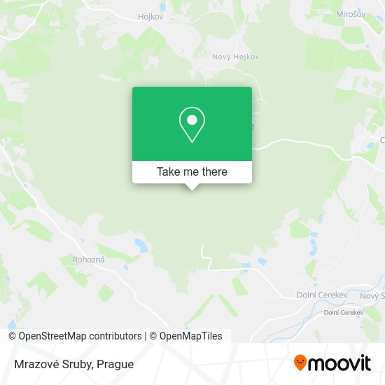 Карта Mrazové Sruby