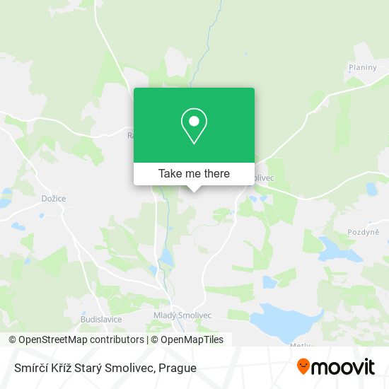Smírčí Kříž Starý Smolivec map