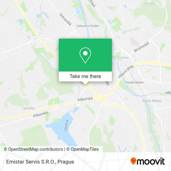 Карта Emistar Servis S.R.O.