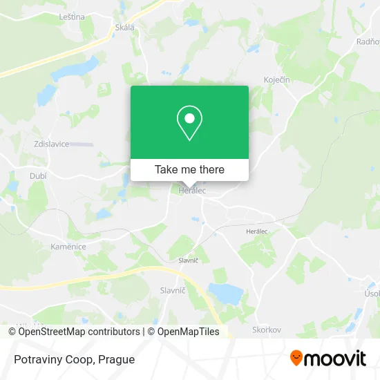 Карта Potraviny Coop