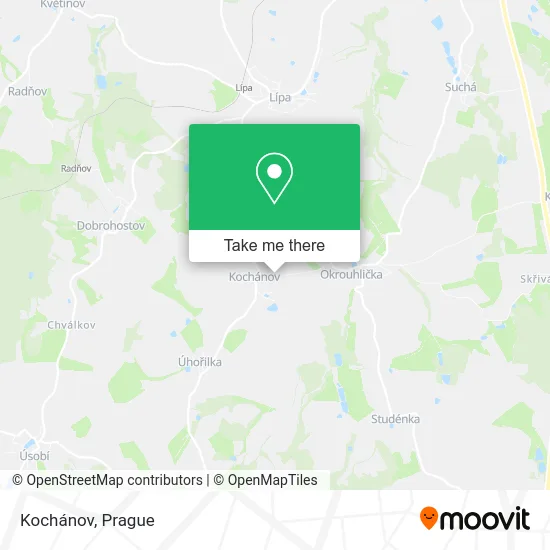 Карта Kochánov
