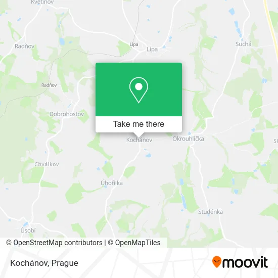 Карта Kochánov