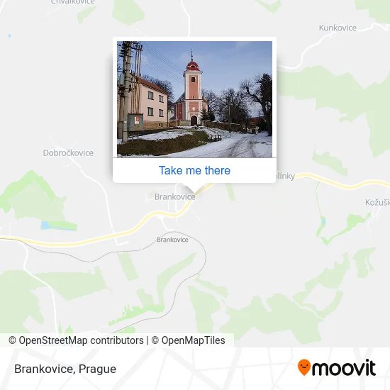 Карта Brankovice