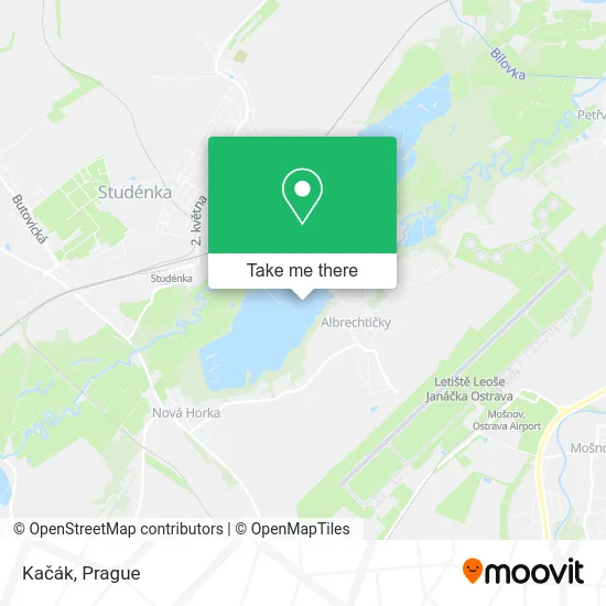 Карта Kačák