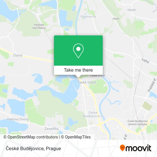 České Budějovice map