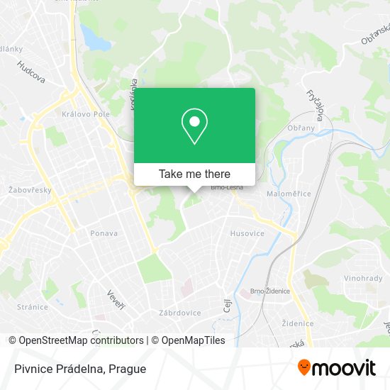 Карта Pivnice Prádelna