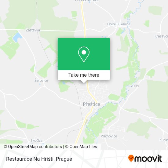 Restaurace Na Hřišti map