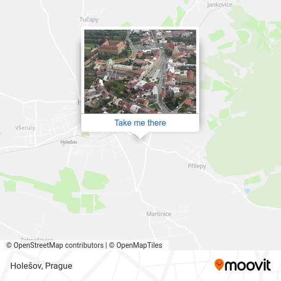 Карта Holešov