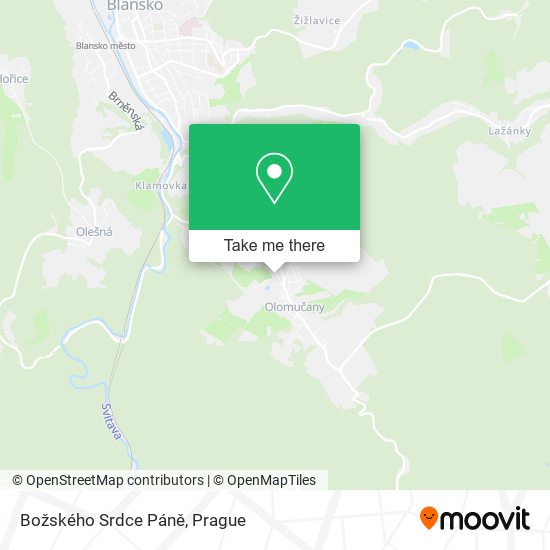 Božského Srdce Páně map