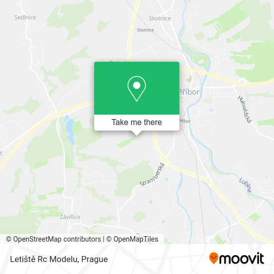 Карта Letiště Rc Modelu