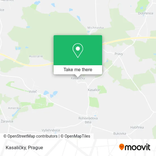 Kasaličky map