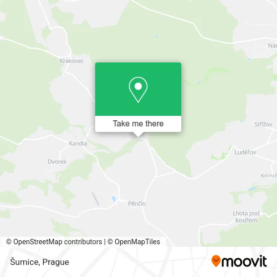 Карта Šumice