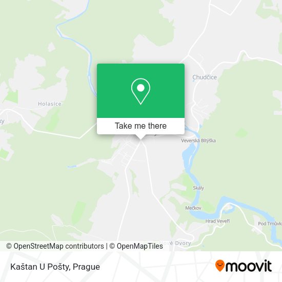 Kaštan U Pošty map
