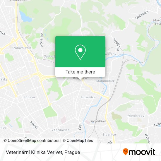 Veterinární Klinika Verivet map