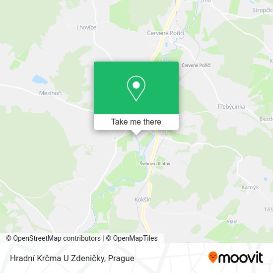 Hradní Krčma U Zdeničky map